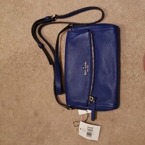 Kate Spade Mini Carson Cobble Hill Navy Blue Brightlapi